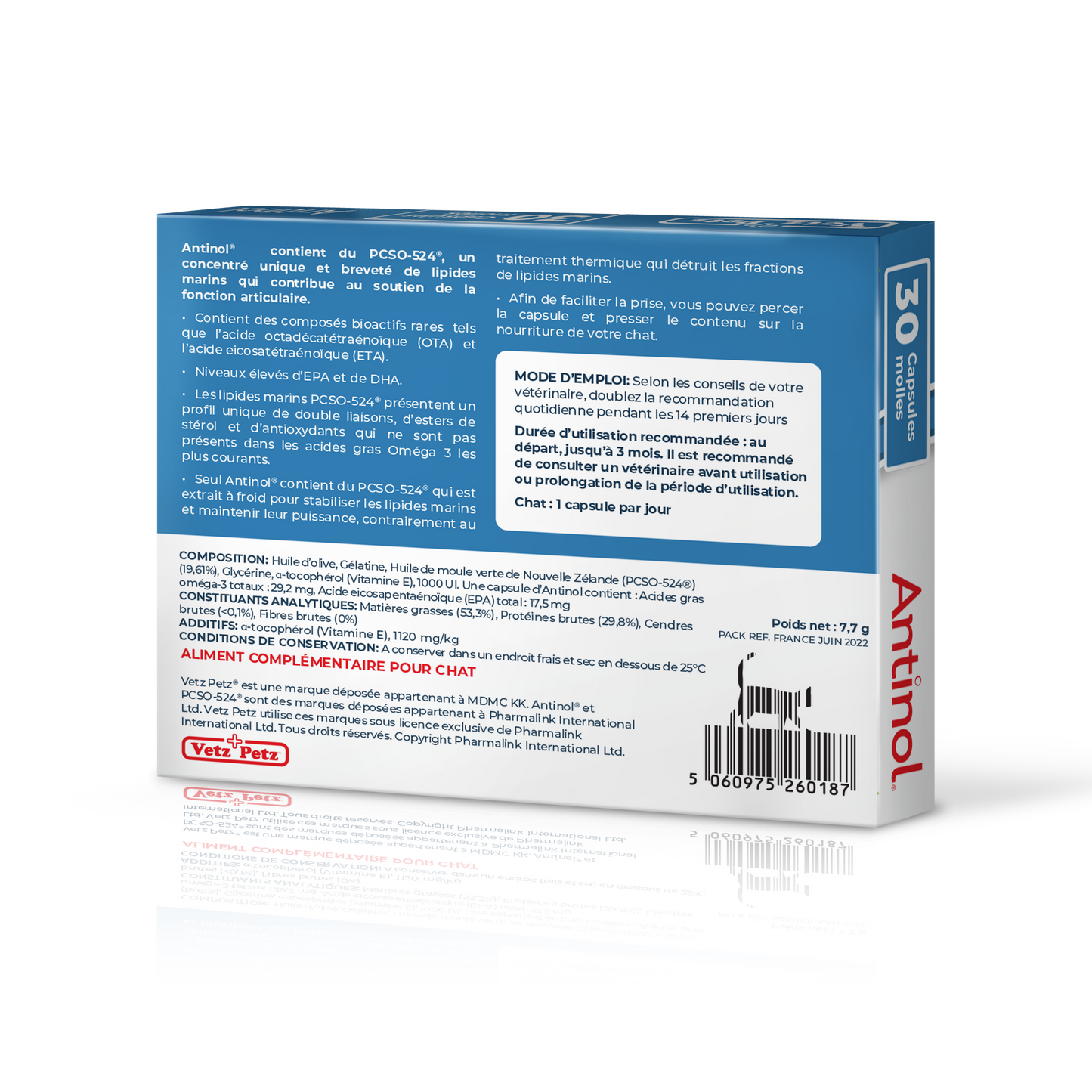 Antinol for cats