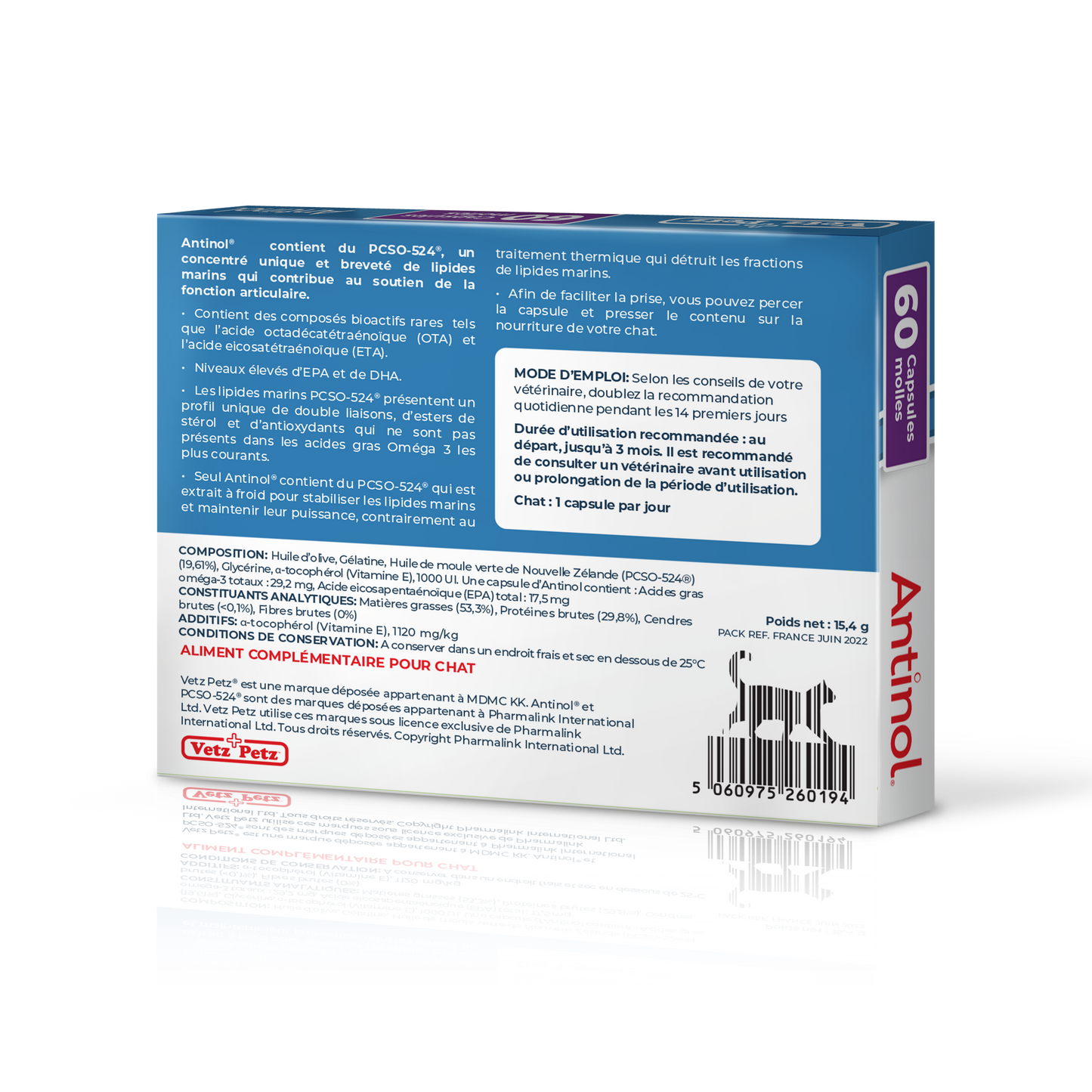 Antinol for cats